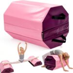 Gymnastics Octagon Mat 24″x26″ Skill Shape Tumbling Backbend Trainer Exercise Mat for Preschool Kids Gym Cheer...