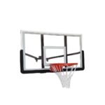 Wall-Mounted Adjustable Basketball Hoop System with Backboard – for Indoor/Outdoor Use, Home Gym, Playground - Baske...