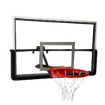Wall-Mounted Adjustable Basketball Hoop System with Backboard – for Indoor/Outdoor Use, Home Gym, Playground - Baske...