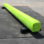 8FT/2.5m/3m Faux Suede Cover Competition Shape Gymnastic Balance Beam with Different Height Steel Legs for Sale - Gymnasti...
